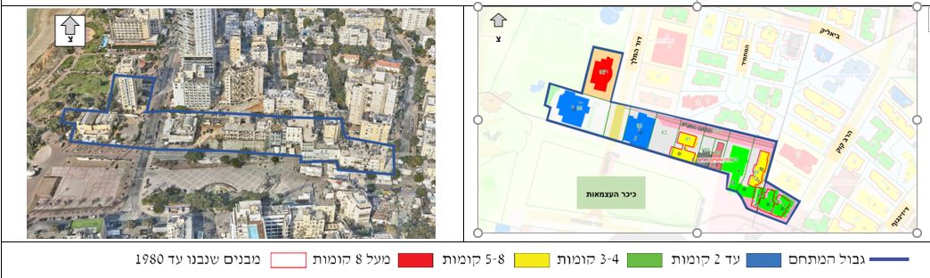 מתחם מספר 20, מפה וצילום מהאוויר