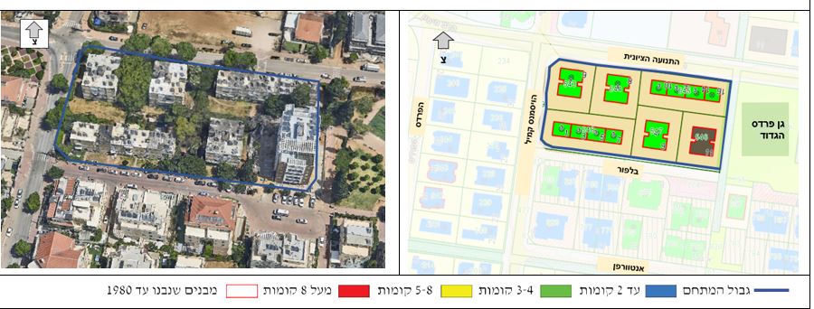 מתחם 49, מפה וצילום אוויר