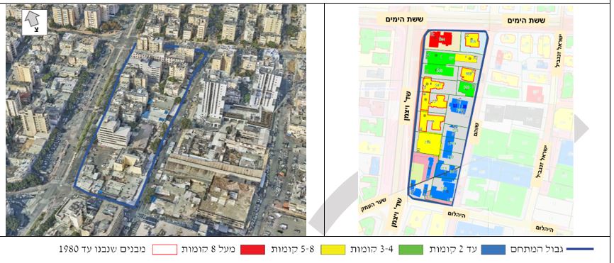 מתחם מספר 74, מפה וצילום אוויר